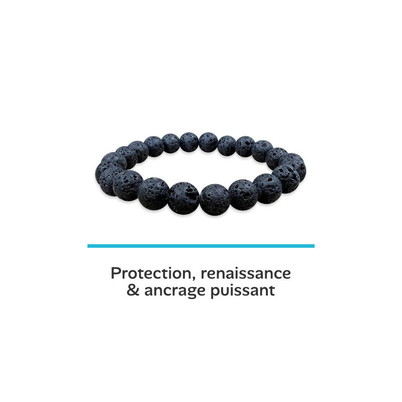 Bracelet Pierre de lave